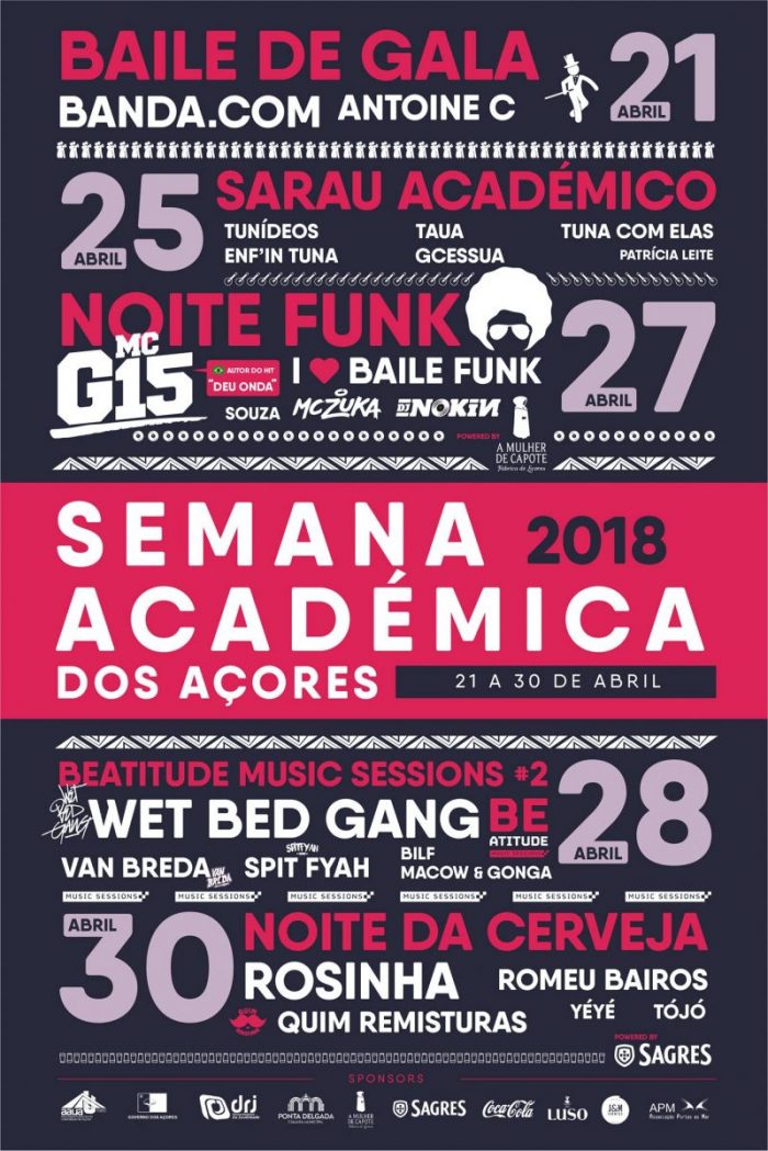Cartaz da Semana Académica 2018